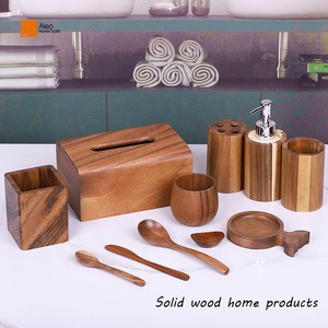 Plateau de service multifonctionnel en bois <span class=keywords><strong>d</strong></span>'olivier, fait main, écologique, recyclable, durable, de luxe moderne, pour les fêtes, le café et la <span class=keywords><strong>d</strong></span>écoration de la maison - Product Image 5