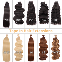 Extensions de cheveux humains Remy 12A en gros, à clipser, lisses comme des baguettes, avec trame en PU, double épaisseur, fournisseur d'usine