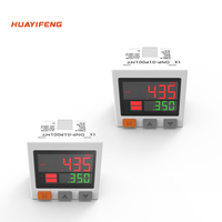 Sensor de presión de gas Huayifeng IP40 12-24VDC 500kpa PNP en peso ligero