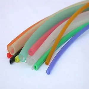 Tubo de espuma de silicona de alta calidad, tubo de goma de silicona transparente suave resistente al calor