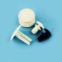 Fournisseur direct d'usine, rivets en plastique OEM, rivets en plastique blanc naturel, mini rivets à pression, rivets en plastique pour carton