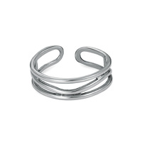 Vente chaude Fine Jewelry Diamant Anneau D'orteil Ouverture Pieds Anneaux En Gros Argent 14k Or Femmes Anneaux D'orteil Réglable