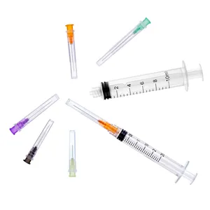 Sterile Hypodermic Injection Syringes And Needle 18G 38mm Needle And Syringe Manufacturer