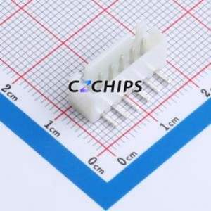 HC-XH-6AW-G Wire-to-Board Pin Header Bent Lead Through Hole,P=2.5mm Connector 1x6P 2.5mm Right Angle Insert XH - Product Image 1