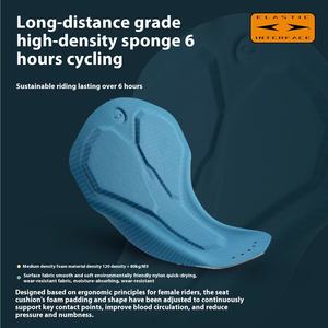 TOSUOD Cuissard à bretelles d'été à double flèche pour <span class=keywords><strong>femme</strong></span> avec sangle de coussin de graisse Collants d'équitation pour vélo de montagne - Product Image 3