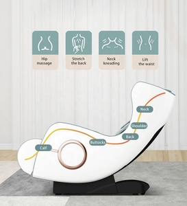 Sillón de Masaje Eléctrico Inteligente SL Pequeño y Mini, de Lujo, Gravedad Cero, con Función de Amasamiento y Calefacción, para Todo el Cuerpo, de Cuero PU, Sofá de Masaje Electrónico - Product Image 5