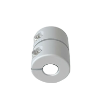 Accouplements rigides en acier inoxydable et aluminium personnalisés pour machine CNC avec vis de serrage