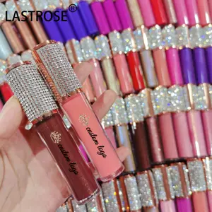 Großhandel wasserfester Lippenstift Shimmer glänzend und feuchtigkeitsspendender Lippenstift Eigenmarke hohe Pigmentierung lipgloss Lipgloss