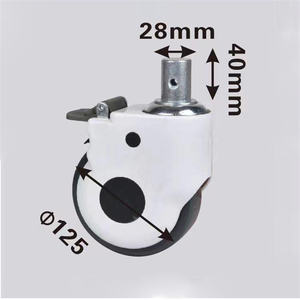 Hochwertiges Kolben typ Krankenhaus Medizinisches Bett zubehör Pflege bett rollen - Product Image 2