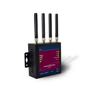 Hotsale الصناعية 4G الترابط متعددة بطاقة Sim Lte واي فاي اللاسلكية Rj45 M2M جدار الحماية Oem راوتر