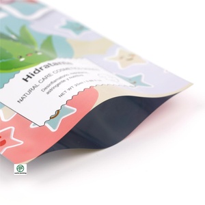 Custom Facial Mask Sealed Cosmetics Recyclable PE+PET+OPP Gravure Printed Valve Zipper Vacuum <b>Bag</b> - Product Image 3