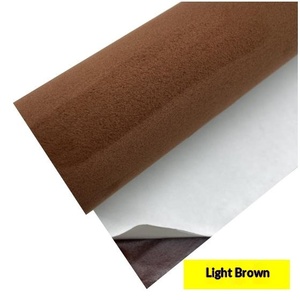 Rivestimento Autoadesivo in <span class=keywords><strong>Camoscio</strong></span> Resistente all'Abrasione con Motivo Geometrico Astratto per Interni Auto e Decorazioni Domestiche - Product Image 4