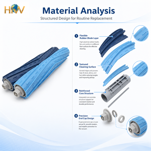 Nuevos consumibles de repuesto ecológicos HNW: cepillo, filtro y paño de mopa para Ecovacs <span class=keywords><strong>Deebot</strong></span> <span class=keywords><strong>T9</strong></span> <span class=keywords><strong>AIVI</strong></span>/<span class=keywords><strong>T9</strong></span> <span class=keywords><strong>AIVI</strong></span>+ tamaño estándar - Product Image 5
