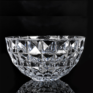 Cuenco plano de vidrio blanco para ensalada, cuencos de vidrio con cucharas, borde de cocina, grande, grande, venta al por mayor - Product Image 4