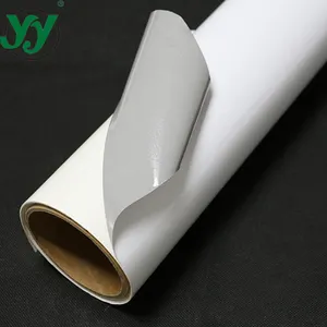 80mic120gsm PVC film affiche matériel blanc auto-adhésif éco-solvant impression vinyle