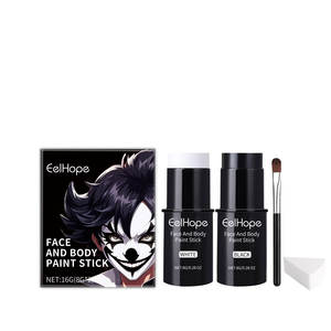 Eelhope-<span class=keywords><strong>Palette</strong></span> <span class=keywords><strong>de</strong></span> maquillage coloré Clown d'Halloween, fournitures pour le maquillage <span class=keywords><strong>de</strong></span> fête - Product Image 5