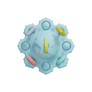 Nuevo diseño de silicona desarrollo inteligencia juguete bebé mano silicona mordedor <span class=keywords><strong>dormir</strong></span> tranquilo - Product Image 3