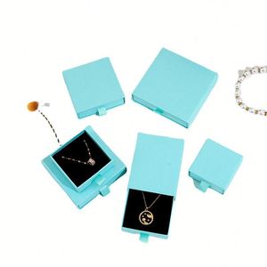 Kraft <b>Empty</b> Drawer Type Jewelry Bracelet Full Set Paper Packing Draw <b>Gift</b> <b>Boxes</b> Cardboard <b>Gift</b> Packing - Product Image 1