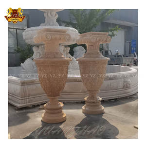 Haute Moderne Structure Simple Occidentale Grands Pots De Jardin En Pierre Support De <span class=keywords><strong>Pot</strong></span> De Fleur Haut pour Un Usage Domestique Extérieur - Product Image 3