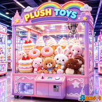 Plus de 30K designs - Peluche Hamburger de 8 pouces, jouet mignon au design rond, pour machine à griffes, vente en gros pour kiosque de jeux