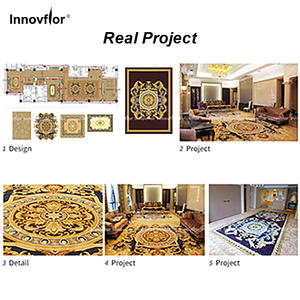 批发定制设计高桩客厅地毯长方形卧室地毯 - Product Image 5
