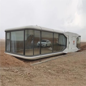 Design moderno casa prefabbricata contenitore in acciaio spazio Extra sopra il Garage per le città piccole città efficienti terra roulotte - Product Image 3