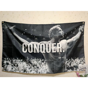 Bandera de <span class=keywords><strong>Arnold</strong></span> Schwarzenegger para gimnasio, decoración colgante de pared para fisicoculturismo, de cualquier tamaño - Product Image 1