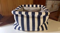 Nouveau Portable grande capacité rayé nuage couleur toile Clip sac fourre-tout haute qualité toile rayé pochette sac à main pour les femmes de luxe
