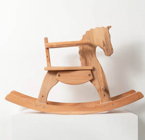 Chevaux à bascule en bois massif (design classique) - Product Image 4