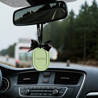 Désodorisant de voiture TopOne de luxe haut de gamme en plâtre aromatique, carte suspendue en gypse écologique avec parfum longue durée et élimination des odeurs