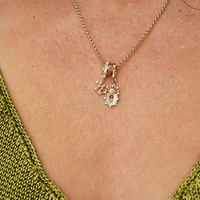 Perle d'espacement en forme de baril Gemnel en argent sterling plaqué or, motif amour, pavée de zircons blancs, pour bracelet, collier, bijoux DIY