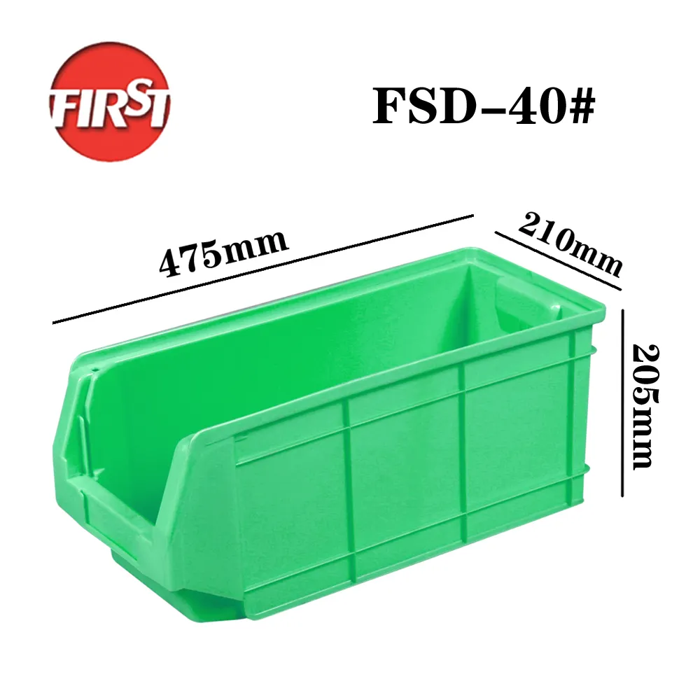 Warehouse tool spares stackable storage bins&boxes plastic parts shelf bins