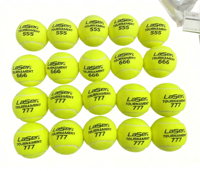Balle de paddle-tennis unisexe pour adultes de la marque JK, formule en caoutchouc durable et élastique, diamètre 63 mm, excellent jouet sportif et jouet d'entraînement pour animaux de compagnie