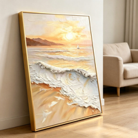 Decoración para el Hogar, Marco Flotante de Lona PS para Impresiones Artísticas en Lona, Montaje en Pared Interior, Diseño Contemporáneo, Serie GC056