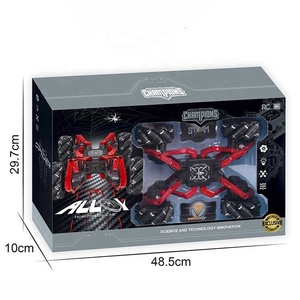 Coche RC de Acrobacias con Control Remoto de Doble Cara 2.4G, Coche RC de Acrobacias con Tracción en las 4 Ruedas, de Aleación, con Luces y Música - Product Image 5