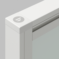 Réception de bureau ergonomique de style simple pour le personnel Conception minimaliste d'économie d'espace de poste de travail d'affaires