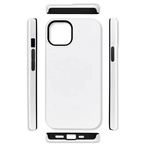 Funda Sublimable 2 en 1 de Alta Calidad para <span class=keywords><strong>iPhone</strong></span> 17 16 15 14 13 12 Pro Max, para Impresión por Transferencia de Calor - Product Image 1
