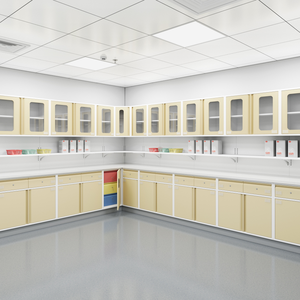 เฟอร์นิเจอร์และอุปกรณ์โรงพยาบาล - เคาน์เตอร์ต้อนรับแบบกำหนดเอง เฟอร์นิเจอร์ทางการแพทย์ที่ทันสมัย ตู้ยาโลหะพร้อมลิ้นชัก - Product Image 1