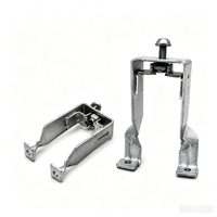 Crochets solaires robustes en acier zinc-aluminium-magnésium à griffes de tigre, clips de fixation PV anti-chute, kit de support solaire durable