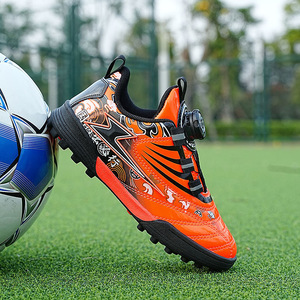 Chaussures de football pour <span class=keywords><strong>enfants</strong></span>, boucle rotative, antidérapantes, chaussures de football en gazon artificiel, TF, courtes, souples, respirantes, entraînement en plein air, automne, été - Product Image 1