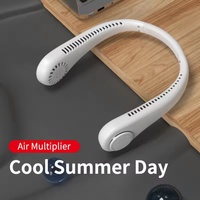 Alibaba yeni gelenler giyilebilir boyun Fan için açık, şarj edilebilir Mini Usb taşınabilir soğutma fanı