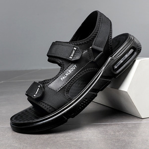 Sandalias Palnlbouy para Hombre con Aumento de Altura, Amortiguación de Aire, Cierre de Velcro, Tiras Cruzadas, Zapatos Casuales de Playa para Verano, Deportivos Juveniles - Product Image 2