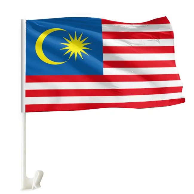 मलेशिया कार झंडे पूर्व तिमोर मेक्सिको mondial मेडागास्कर जापान कोरिया मलेशिया अनुकूलित सड़क पर कार की खिड़की झंडा