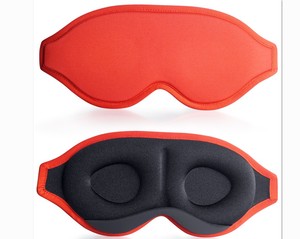 Etichetta personalizzata 3D Memory Foam Sleeping Eye Mask copertura per ombretti notturni sagomata morbida sagomata regolabile - Product Image 5