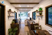 Maison mobile de 20 pieds prête à l'emploi avec 2 ou 3 chambres à coucher Maisons modulaires préfabriquées Maison en conteneur préfabriquée Petites maisons avec toilettes