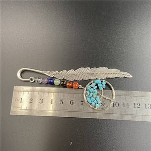 Signets colorés rétro avec pierres précieuses, arbre <span class=keywords><strong>de</strong></span> vie, bricolage, commerce extérieur, source, cristal, jade, série <span class=keywords><strong>de</strong></span> plumes - Product Image 4