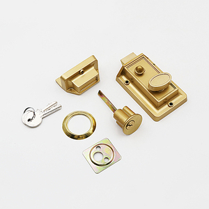 Kunci Pintu Depan Warna Emas Timur Tengah Anti Maling, Laris Manis, 60mm, Kunci Malam, Kuningan Antik, Kenop Pintu, Kunci Silinder - Product Image 6