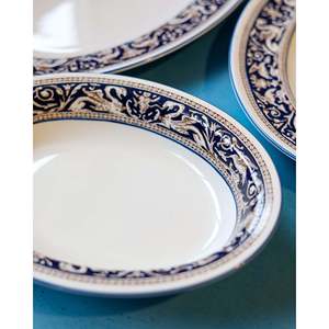 Wedgwood Florentine <b>Blue</b> 1956 <b>Dinner</b> Service <b>Set</b> Elegant Bowls Collection - Product Image 3