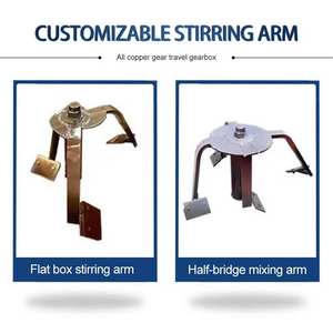 Pengaduk panci otomatis, mesin pencampur tanah semen Bumi 500 liter dengan bingkai diperkuat - Product Image 4