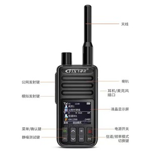 Talkie-walkie FJX 5G POC longue portée avec fonction d'enregistrement pour usage hôtelier - Product Image 2